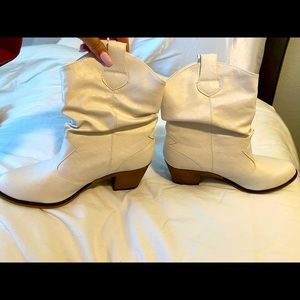 White booties